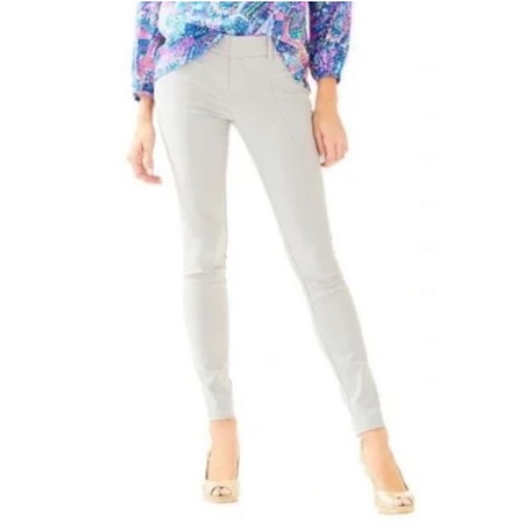 Lilly Pulitzer Pants - NWT Lilly Pulitzer Chantal Stretch Dinner Pants in Palm Beach Gray